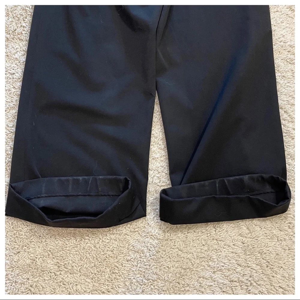 Kate Spade New York Black Cuffed Culottes